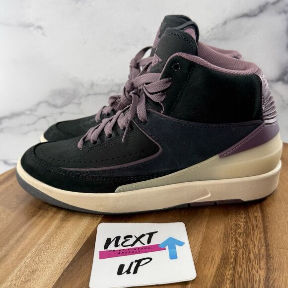 Women’s size 8-Nike Air Jordan 2 Retro Off Noir Sky K Mauve Sneakers DX4400 005 - Picture 1 of 9